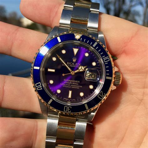 rolex submariner color change.